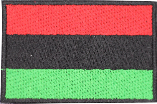 Black Lives Matter Flag Embroidered Iron on Sew on Patch Badge For Clothes etc. 7.5 X 5 CM