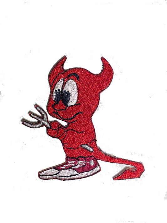 Baby devil kids Movie Patch Embroidered Iron on Sew on Patch Badge For Clothes etc. 7x7.5cm