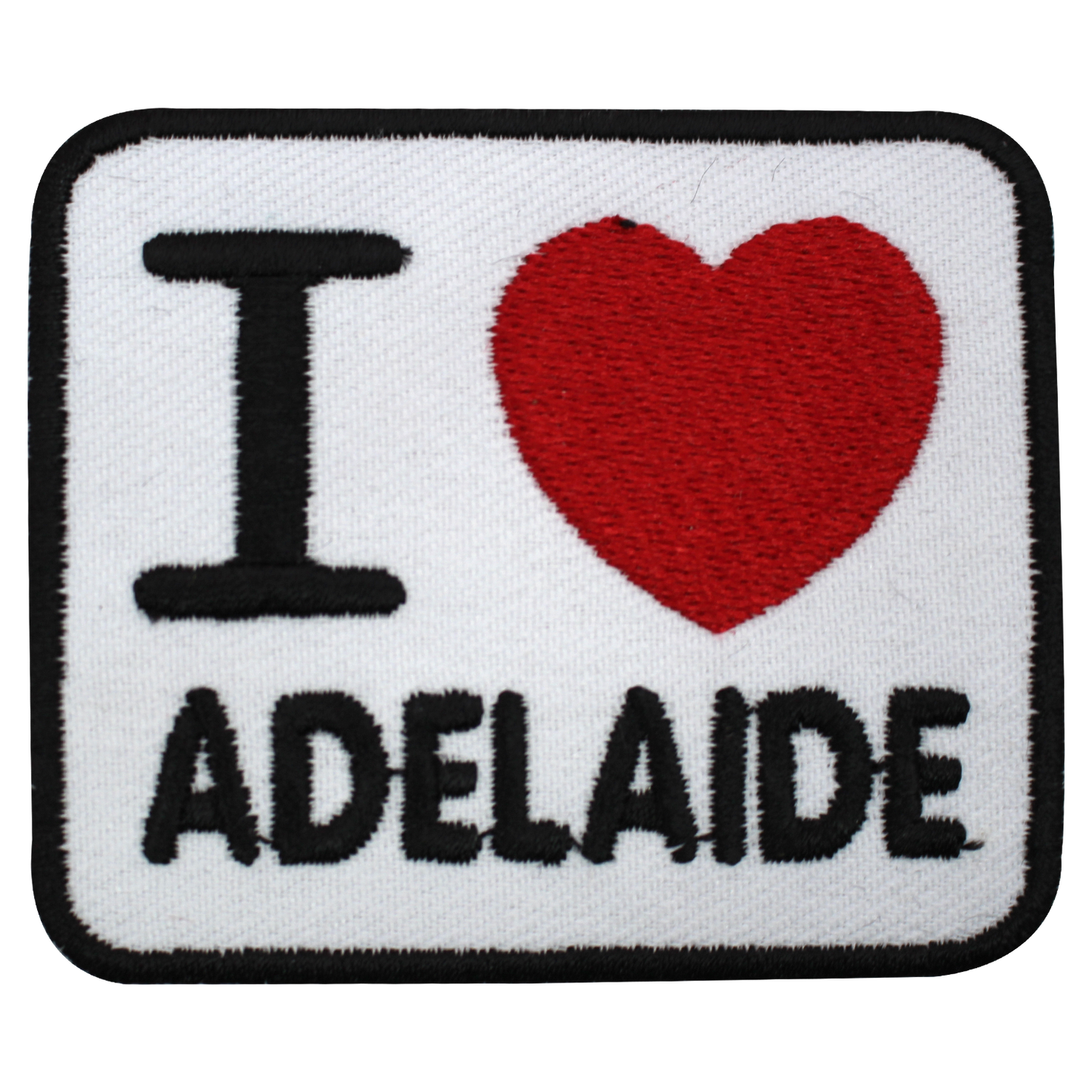 I Love Adelaide Embroidered Iron on Sew on Patch Badge For Clothes etc. 7x6cm