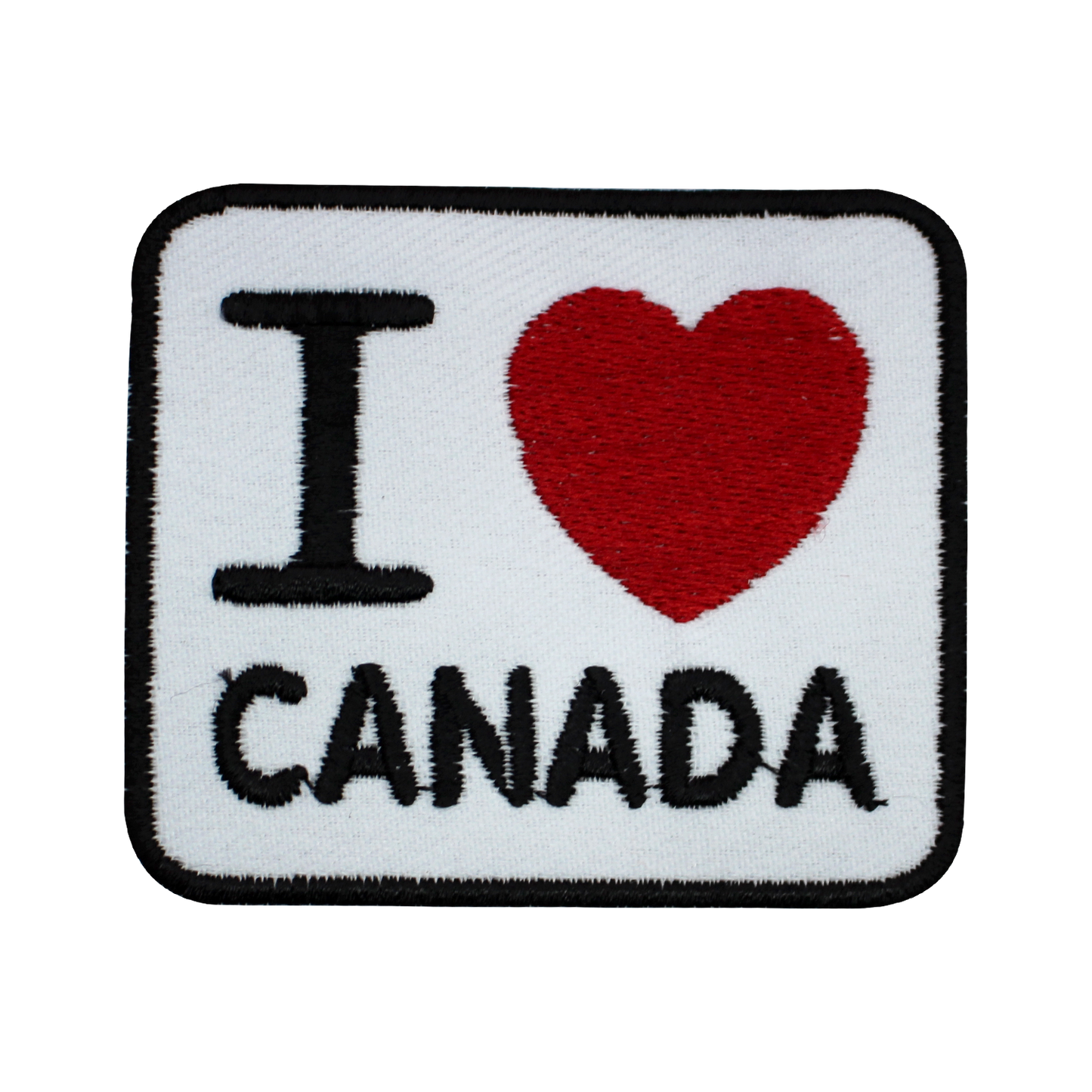 I love Canada Embroidered Iron on Sew on Patch Badge For Clothes etc. 7x6cm