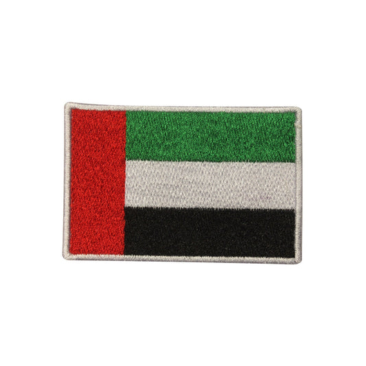 Emirates UAE National Flag Embroidered Iron on Sew on Patch Badge For Clothes 6 X 9 CM etc.