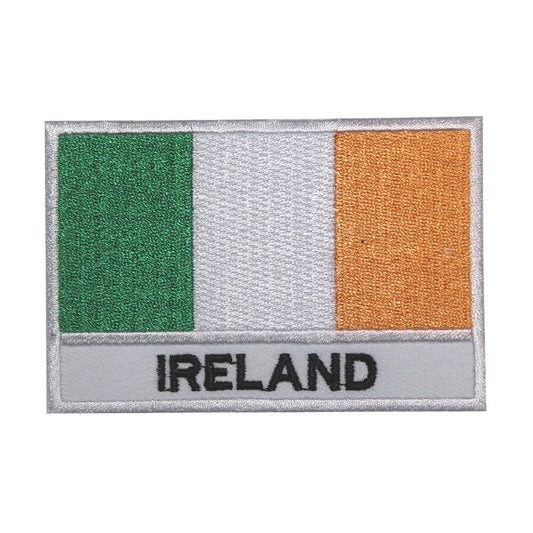 Ireland National Flag Embroidered Iron on Sew on Patch Badge For Clothes etc.