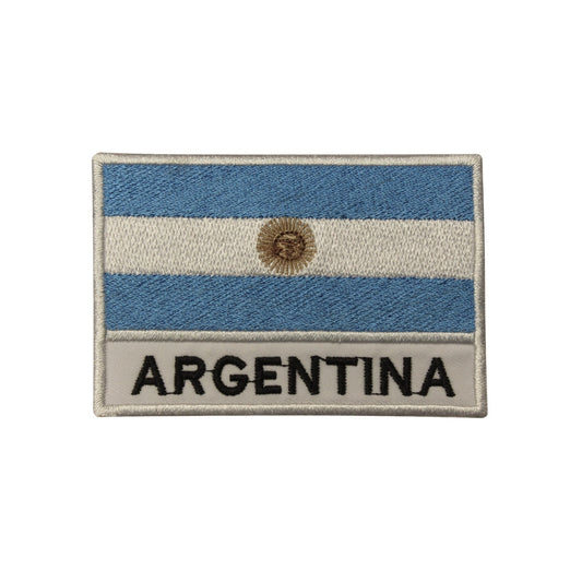 Argentina National Flag Embroidered Iron on Sew on Patch Badge For Clothes etc.