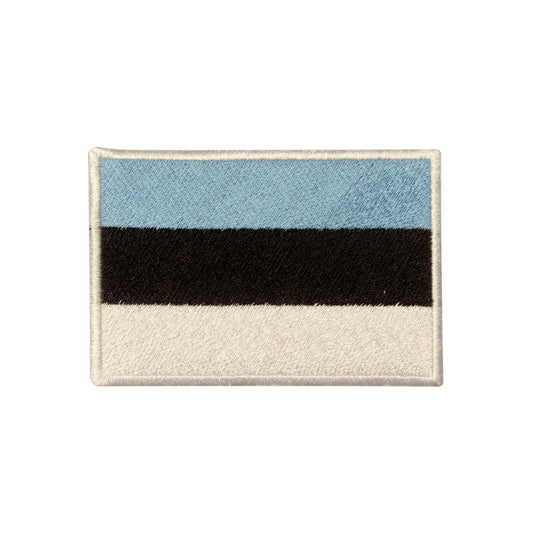 Estonia National Flag Embroidered Iron on Sew on Patch Badge For Clothes etc.