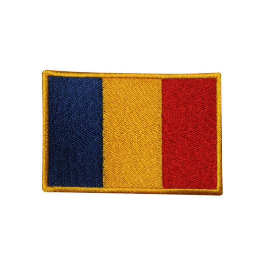 Romania National Flag Embroidered Iron on Sew on Patch Badge For Clothes etc.