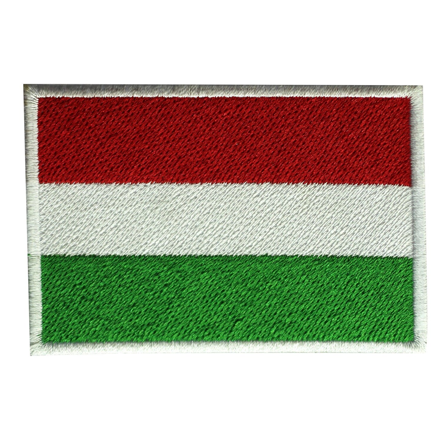 Hungary National Flag Embroidered Iron on Sew on Patch Badge For Clothes etc.