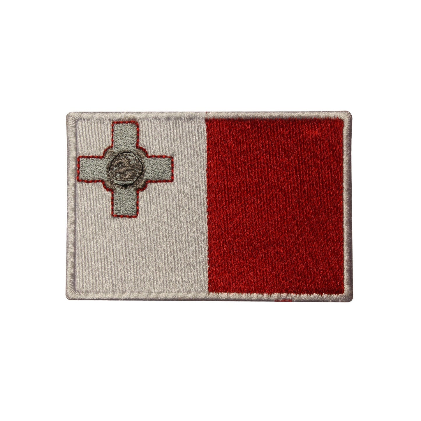 Malta National Flag Embroidered Iron on Sew on Patch Badge For Clothes 6 X 9 CM etc.