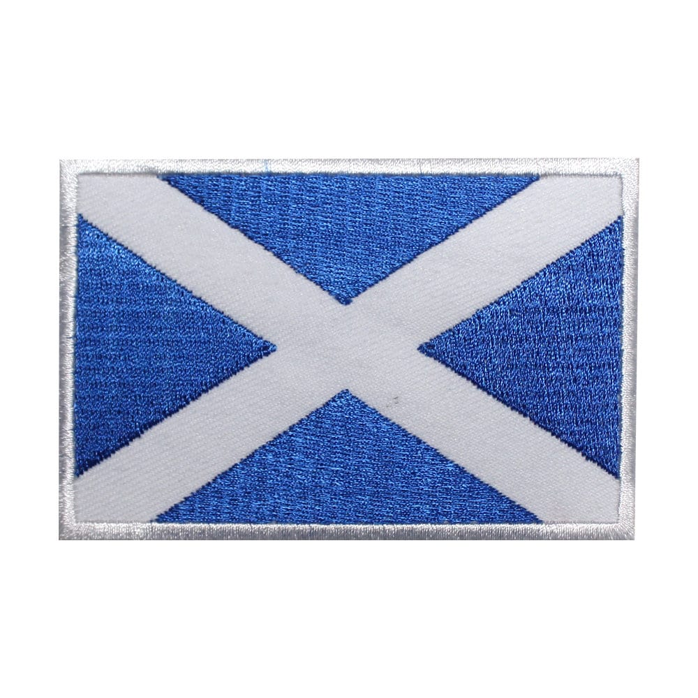 Scotland National Flag Embroidered Iron on Sew on Patch Badge For Clothes etc.