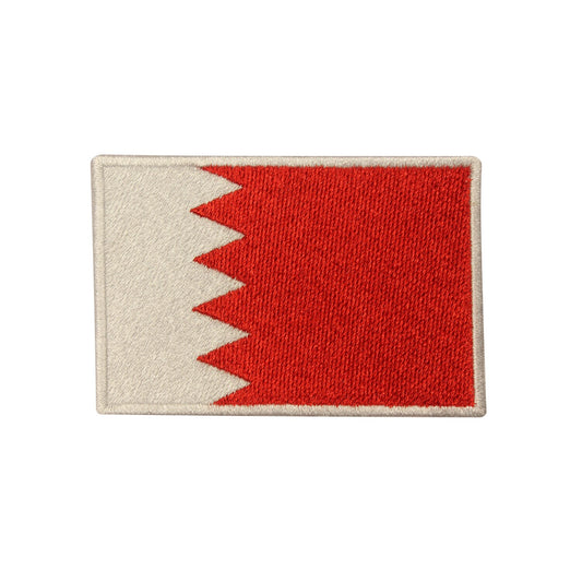 Bahrain National Flag Embroidered Iron on Sew on Patch Badge For Clothes etc.