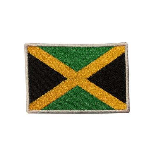 Jamaica National Flag Embroidered Iron on Sew on Patch Badge For Clothes etc. 9 x 6 cm