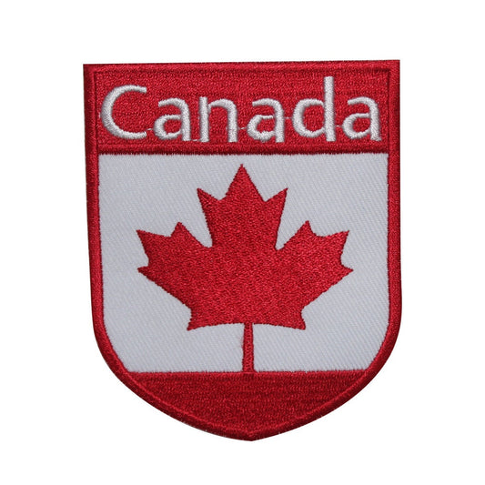 Canada Emblem National Flag Embroidered Iron on Sew on Patch Badge For Clothes etc. 9 x 6 cm