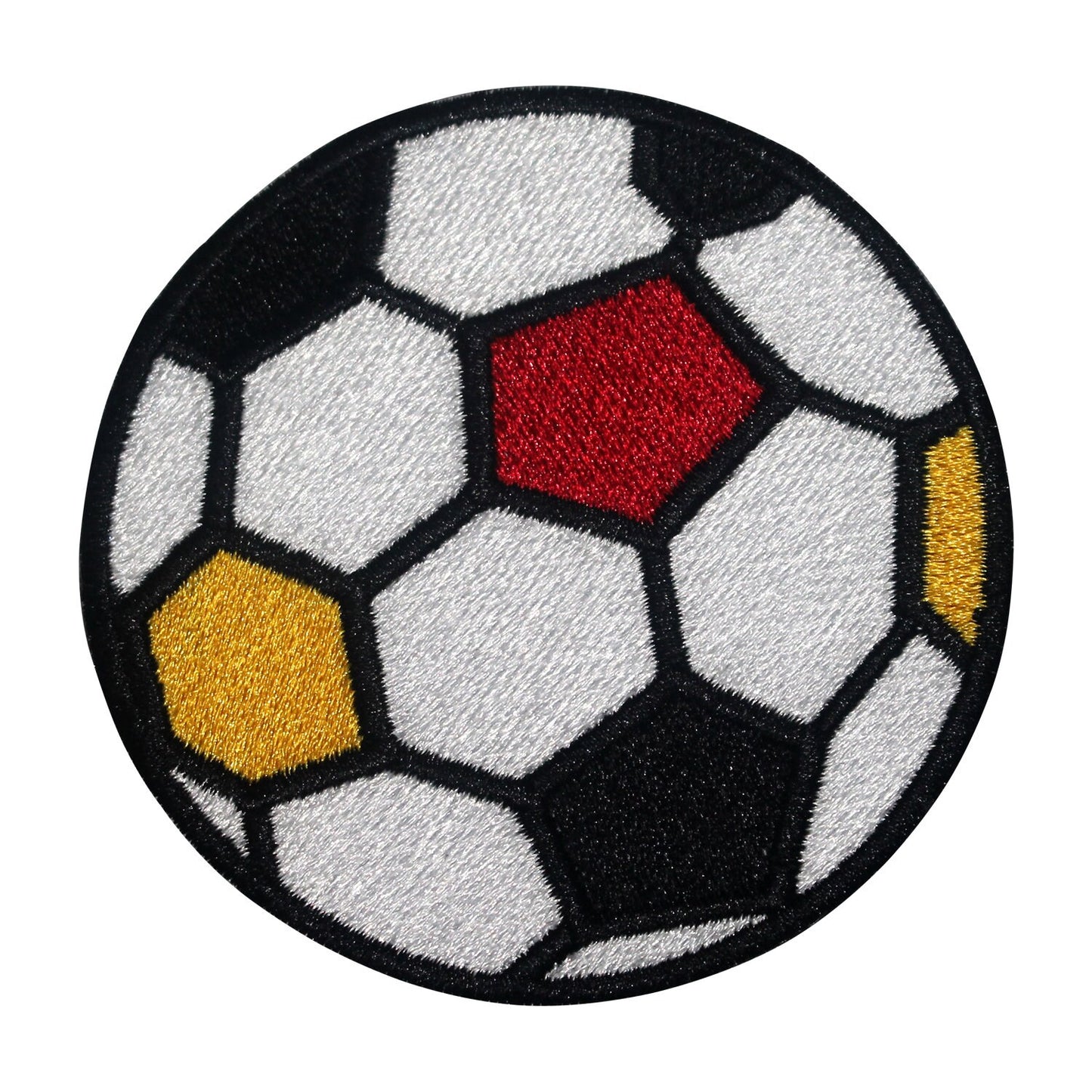 Soccer Football  New Embroidered Iron on Sew on Patch Badge For Clothes etc. 7cm