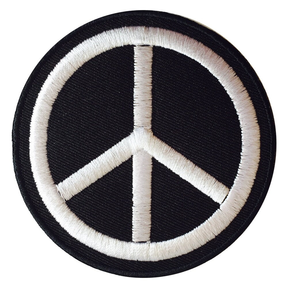 Peace Victory Movie Patch Embroidered Iron on Sew on Patch Badge For Clothes etc. 7cm