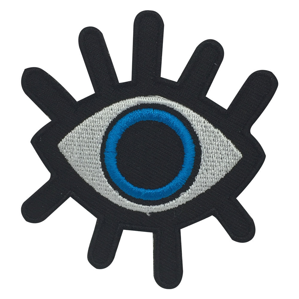 Evil Eye Movie Patch Embroidered Iron on Sew on Patch Badge For Clothes etc. 6.5 X 7 CM