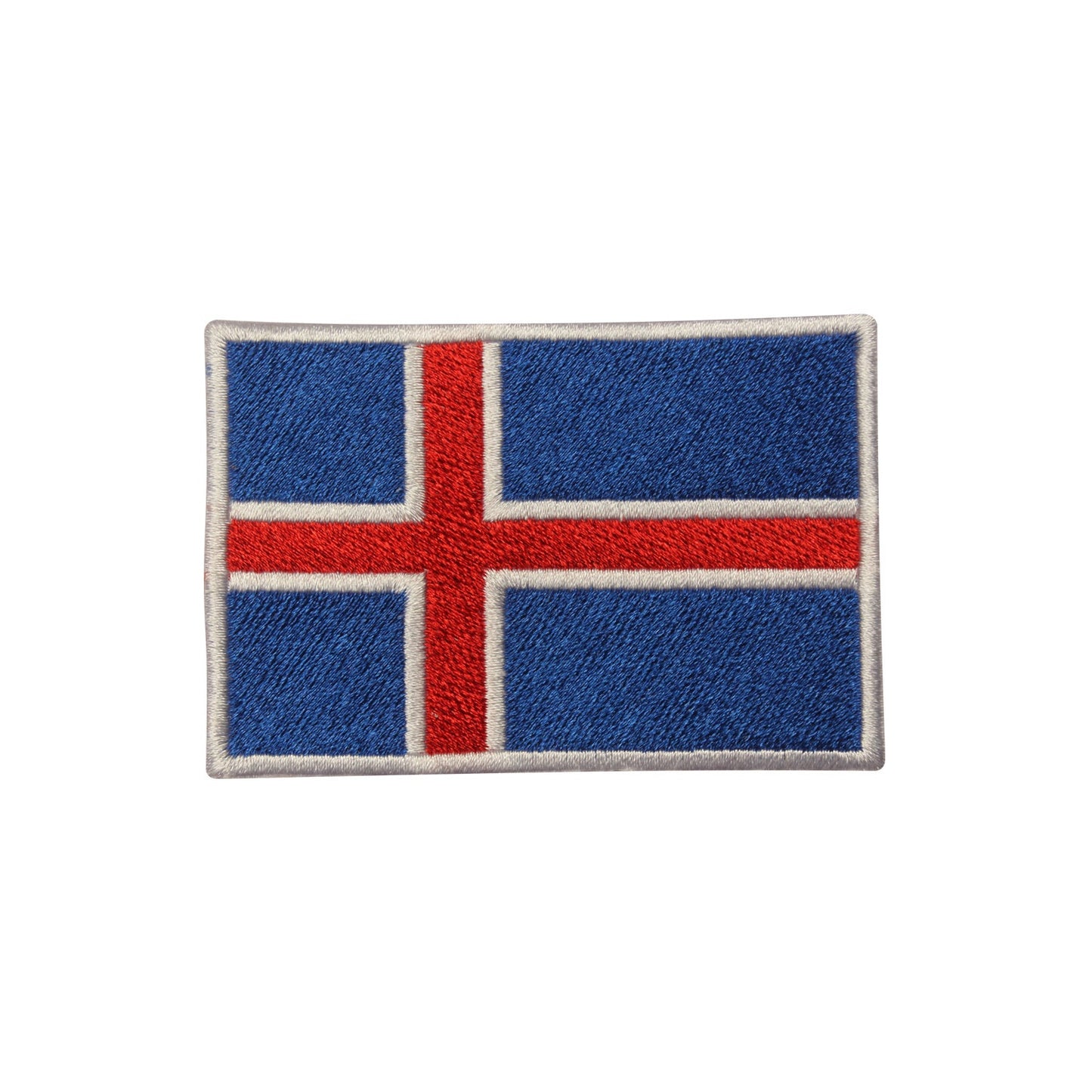 Iceland National Flag Embroidered Iron on Sew on Patch Badge For Clothes etc. 9 x 6 cm