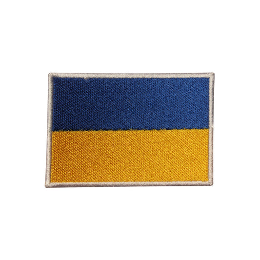 Ukraine National Flag Embroidered Iron on Sew on Patch Badge For Clothes etc. 9 x 6 cm