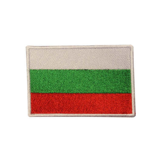 Bulgaria National Flag Embroidered Iron on Sew on Patch Badge For Clothes etc. 9 x 6 cm