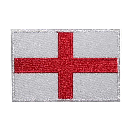 England National Flag Embroidered Iron on Sew on Patch Badge For Clothes etc. 9 x 6 cm