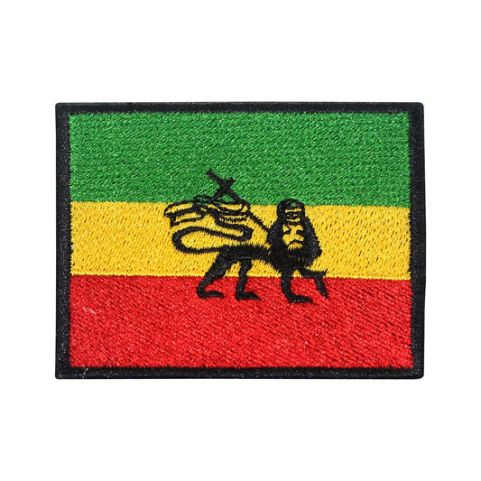 Ethiopia National Flag Embroidered Iron on Sew on Patch Badge For Clothes etc. 9 x 6 cm