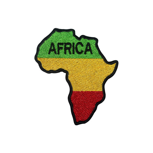 Africa Simple Patch Embroidered Iron on Sew on Patch Badge For Clothes etc.