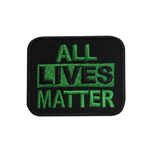 All Lives Matter Embroidered Iron on Sew on Patch Badge For Clothes etc. 7.5 X 6 CM