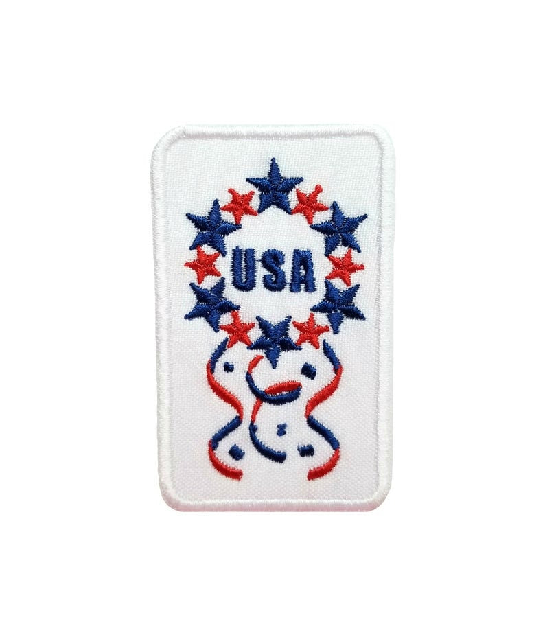 USA Quotes, 4th july, USA Independence patch, Land of Free, God Bless America  Embroidered Iron on Sew on Patch Badge For Clothes etc.