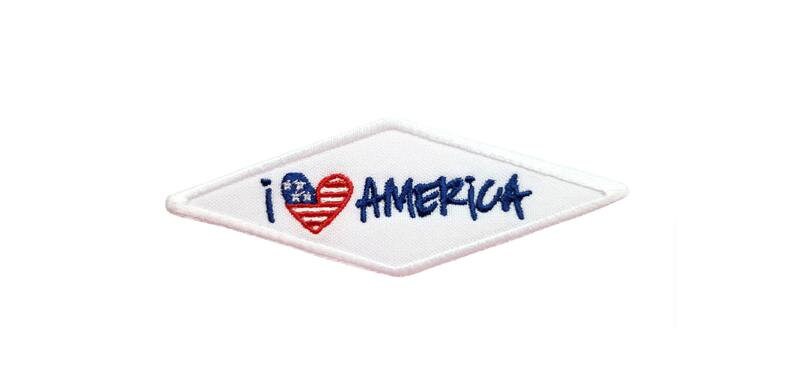 I love America,USA Quotes, 4th july, USA Independence patch, 2nd Amendment , Freedom Embroidered Iron on Sew on Patch Badge For Clothes etc.