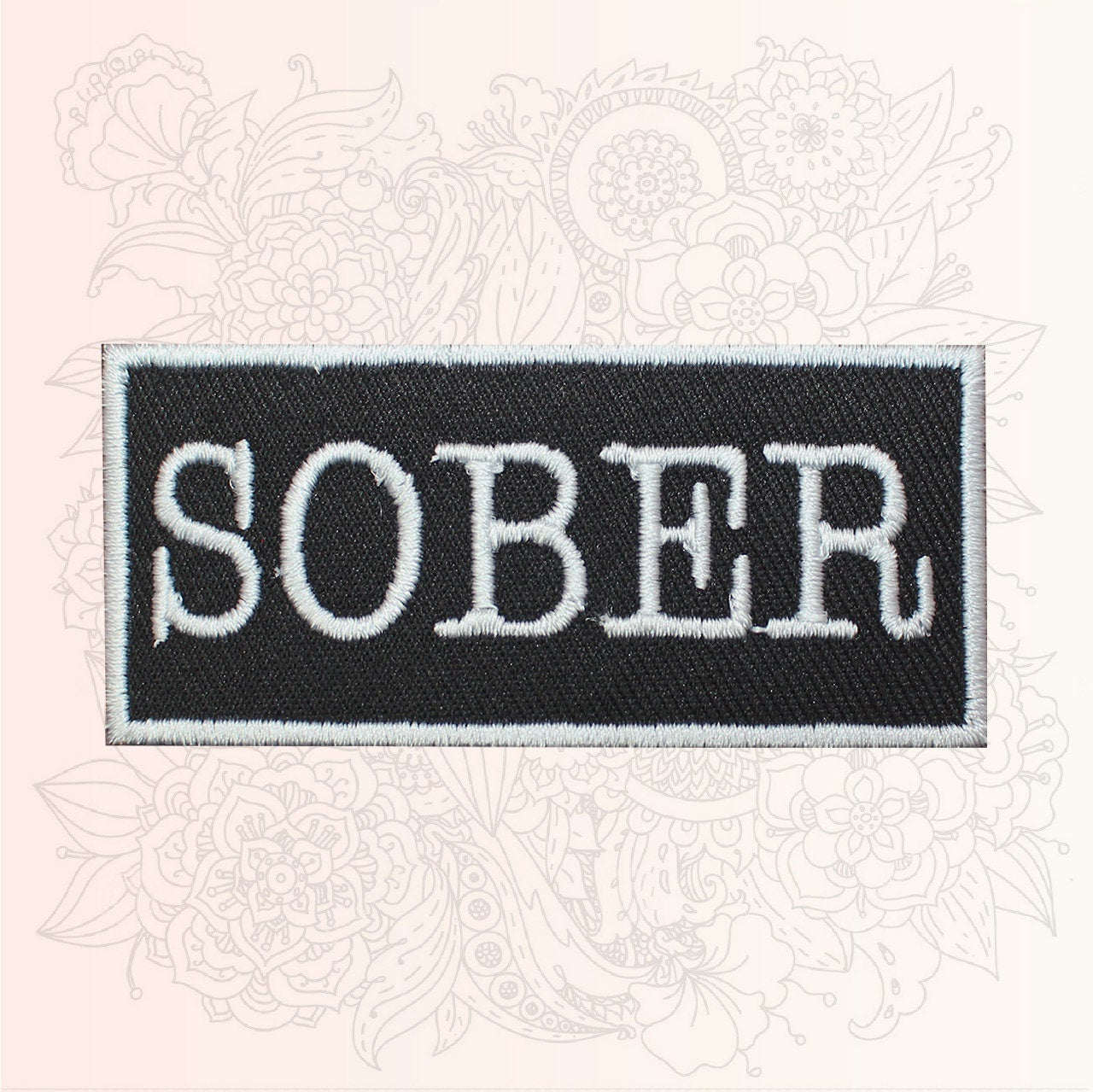 Alcoholics Humorous Patch, funny Quotes Patches Embroidered Iron on Sew on Patch Badge For Clothes etc. 7.5X3.5cm