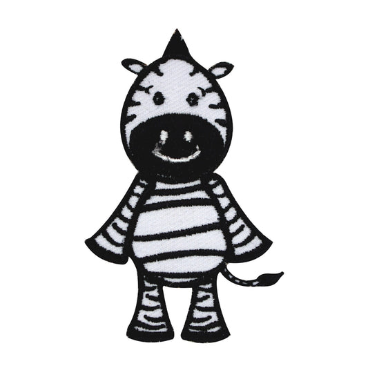 Baby Zebra Patch, kids rhymes patch Embroidered Iron on Sew on Patch Badge For Clothes etc. 7x4cm