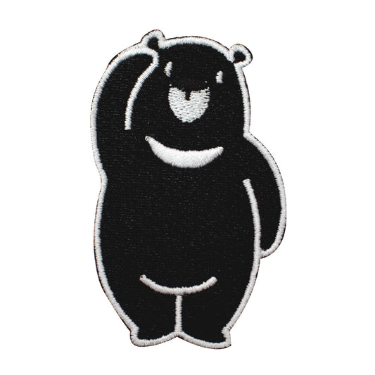 Baby Black Bear Patch, kids rhymes patch Embroidered Iron on Sew on Patch Badge For Clothes etc. 7x4.5cm