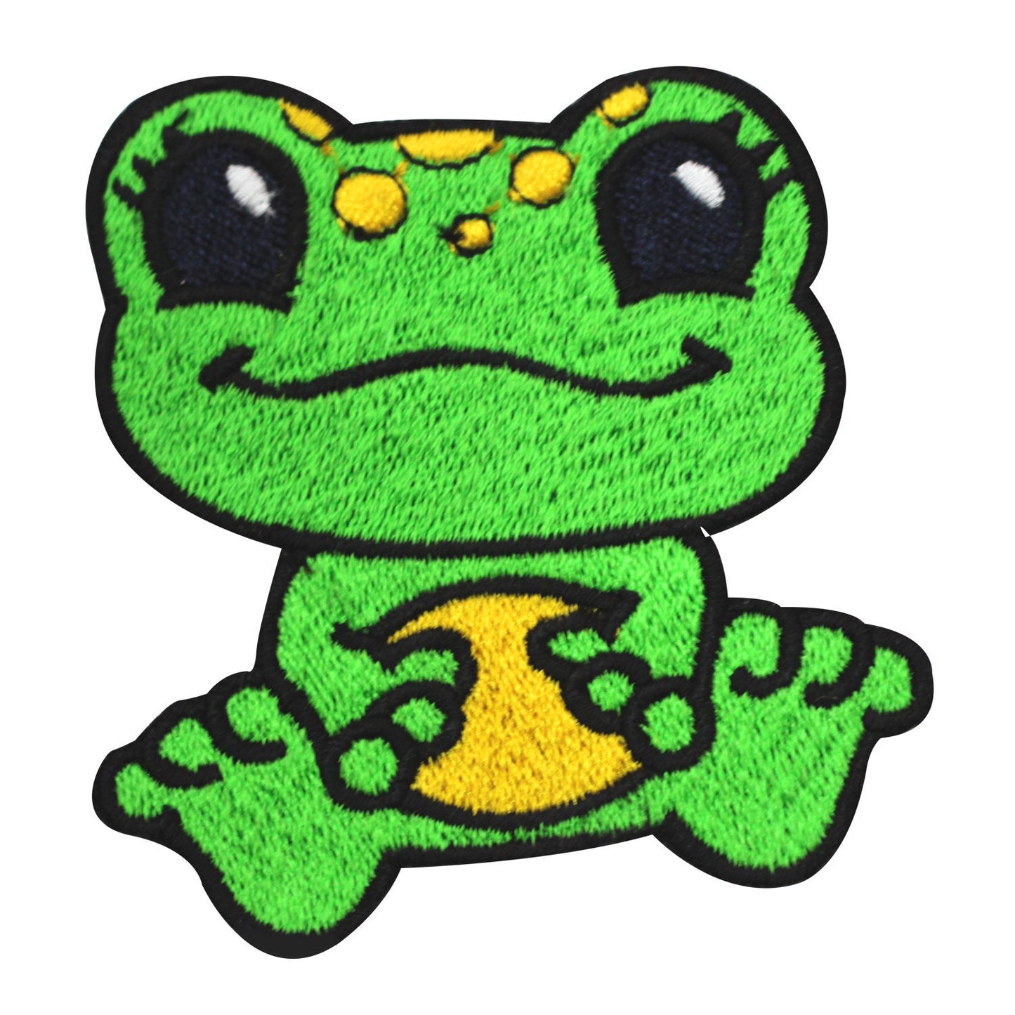 Baby Frog New Patch, kids rhymes patch Embroidered Iron on Sew on Patch Badge For Clothes etc. 7x6.5cm