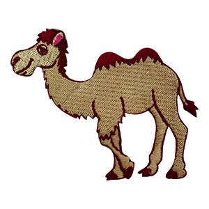 Cute Camel Patch, kids rhymes patch Embroidered Iron on Sew on Patch Badge For Clothes etc. 8x7cm