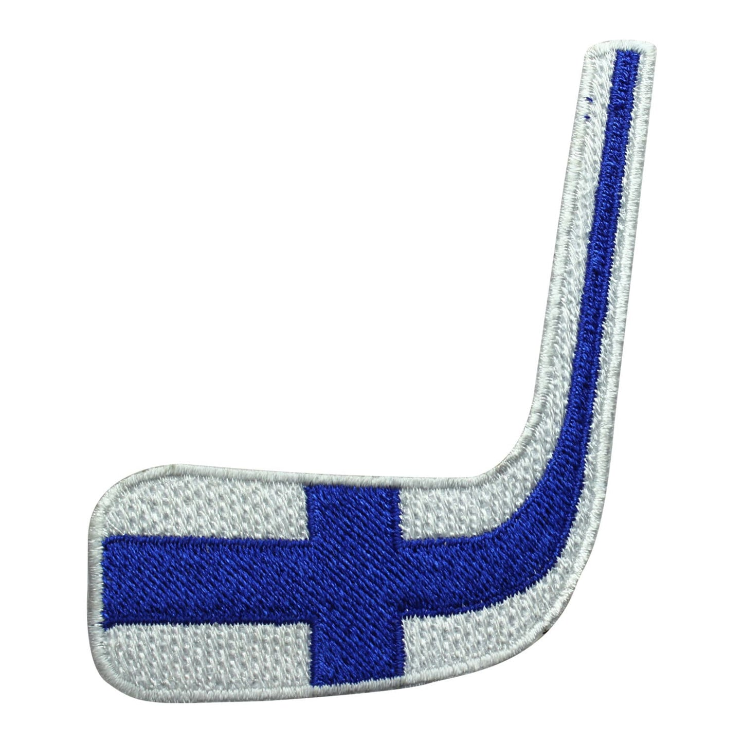 Hockey patch, Hockey sticks patch, FINLAND FLAG Patch Embroidered Iron on Sew on Patch Badge For Clothes etc. 9X6.5cm