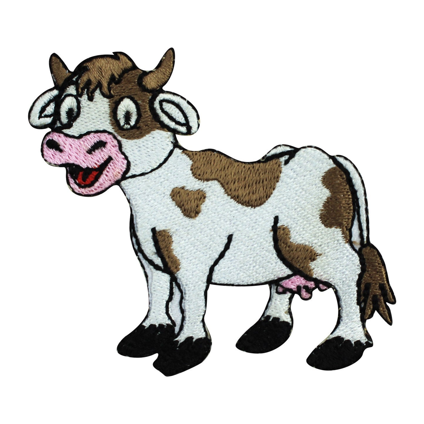 Cow patch, kids rhymes patch Embroidered Iron on Sew on Patch Badge For Clothes etc. 7x7cm