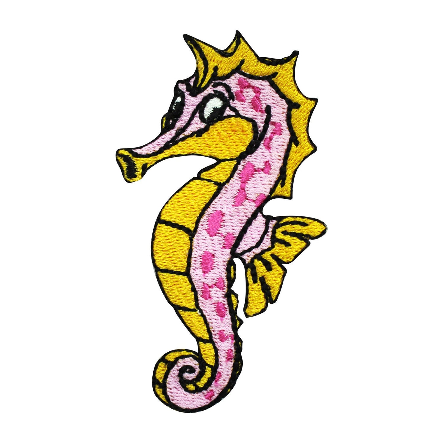 sea horse patch, kids rhymes patch Embroidered Iron on Sew on Patch Badge For Clothes etc. 8x5cm