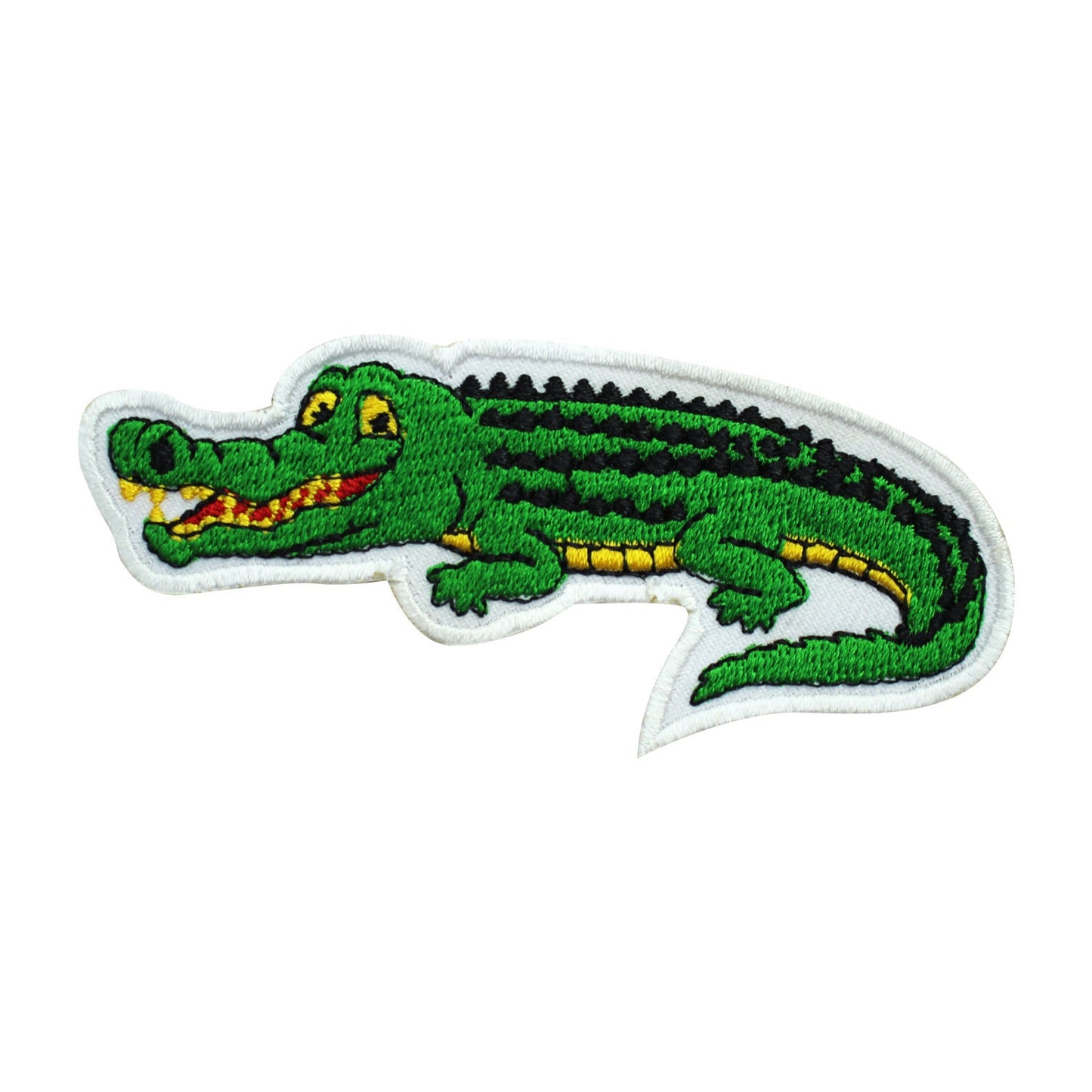 Alligator Patch, Crocodile patch, cartoon patch, kids rhymes patch Embroidered Iron on Sew on Patch Badge For Clothes etc. 9x4cm