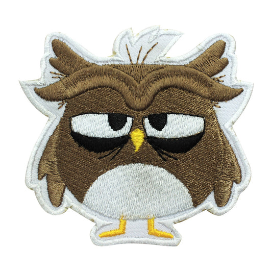 Cute Owl Patch, owl patch, kids rhymes patch Embroidered Iron on Sew on Patch Badge For Clothes etc. 8x7cm