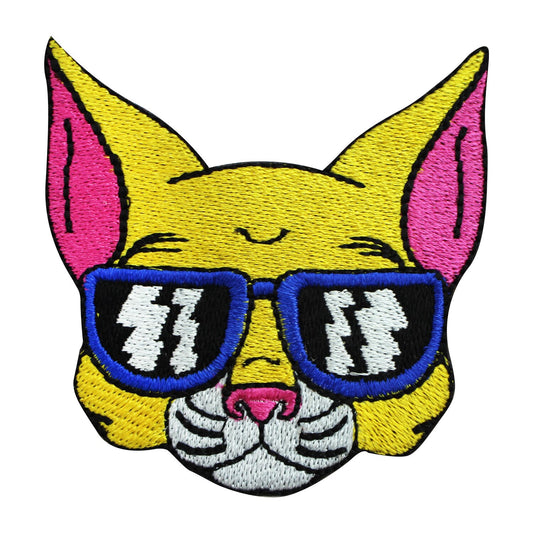 Cool cat patch, kids rhymes patch Embroidered Iron on Sew on Patch Badge For Clothes etc. 7.5x7.5cm