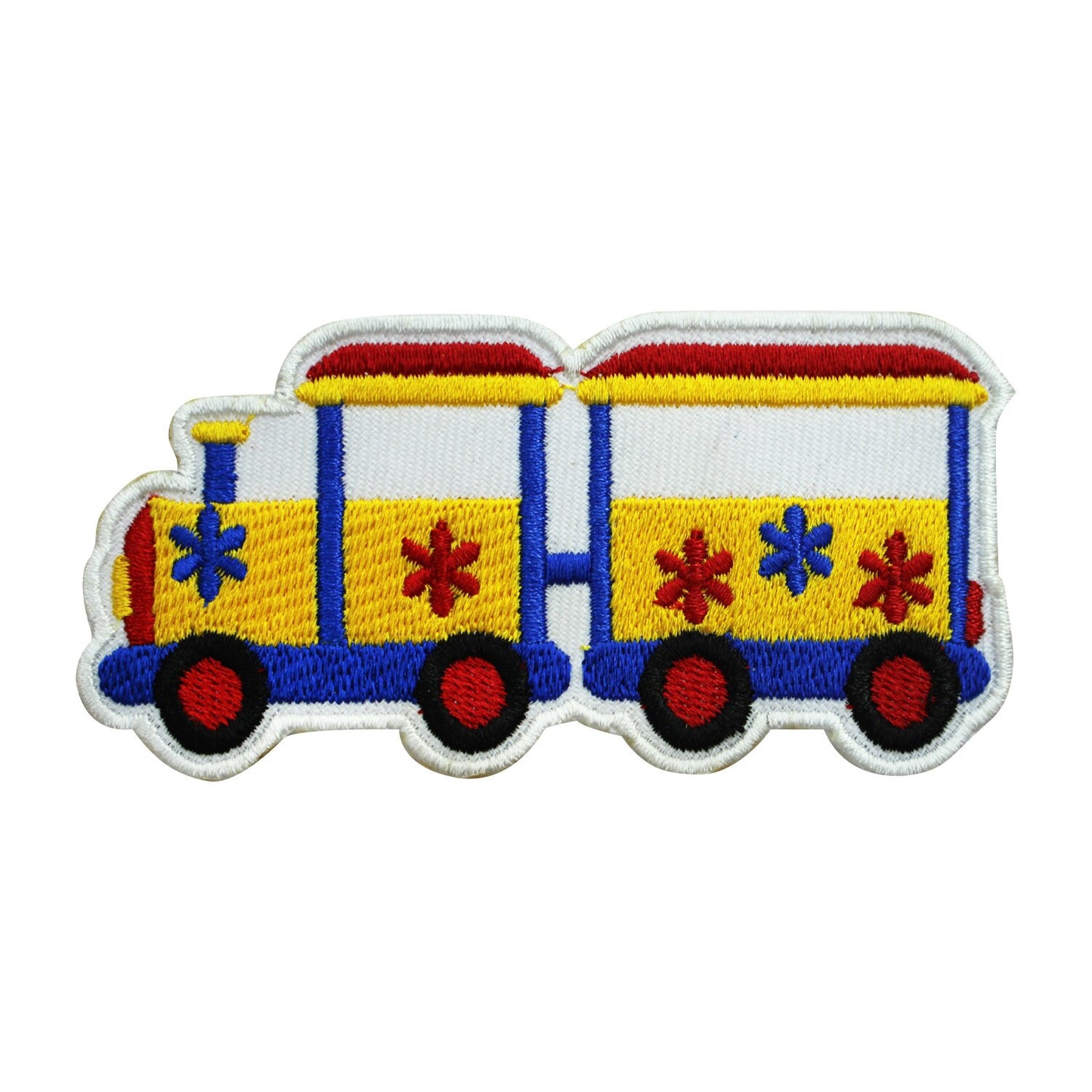 Kids Train Patch, Cute train patch, kids rhymes patch Embroidered Iron on Sew on Patch Badge For Clothes etc. 9x4.5cm