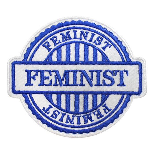 Feminist text patch, Awareness patch, Feminist patch , Embroidered Iron on Sew on Patch Badge For Clothes etc. 10.5x9cm