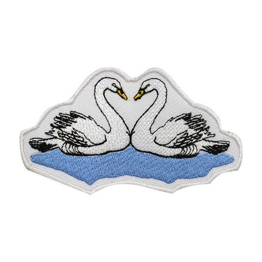 Cute Swan Patch swans patch, kids rhymes patch 9x5 cm