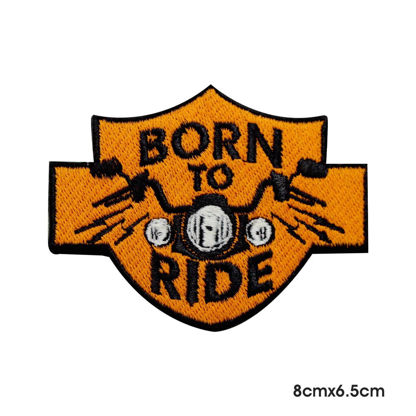 Biker patch, Born to ride patch, Rider patch Embroidered Iron on Sew on Patch Badge For Clothes etc.