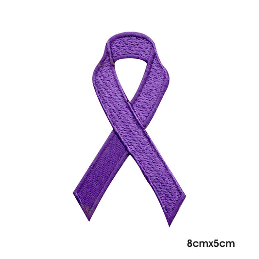 Domestic Abuse Awareness Patch, awareness ribbon patch, awareness patch Embroidered Iron on Sew on Patch Badge For Clothes etc.